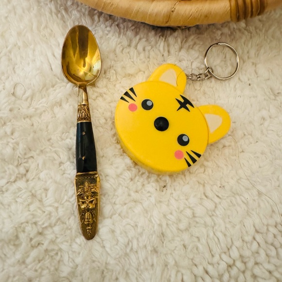 Vintage Stamped Thailand Bronze spoon set - Picture 10 of 10